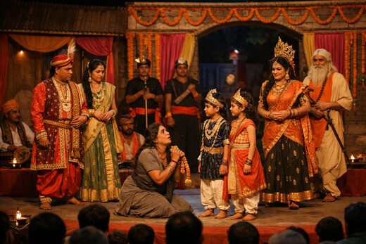 अपना महोत्सव के समापन पर कौआ हकनी की गूंज, लोक संस्कृति से सराबोर रही प्रेमचंद रंगशाला