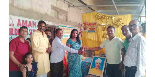 चिल्ड्रेन स्कूल में सरला श्रीवास सामाजिक सांस्कृतिक शोध संस्थान द्वारा कार्यक्रम आयोजित 