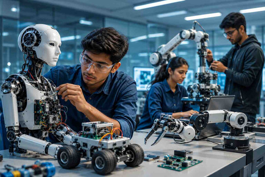 इंजीनियरिंग में बदल रहा ट्रेंड, रोबोटिक्स की ओर बढ़ रहा छात्रों का रुझान