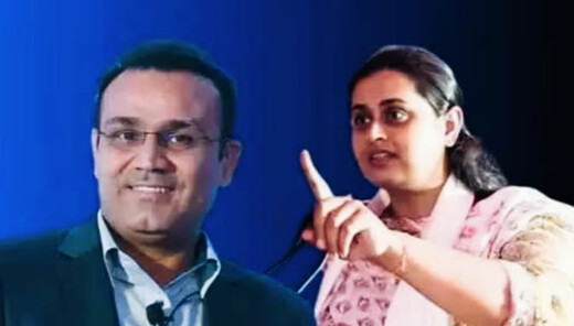 बिहार की खेल मंत्री को याद आए वीरेंद्र सहवाग, तो दे दिया ये स्लोगन