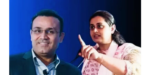 बिहार की खेल मंत्री को याद आए वीरेंद्र सहवाग, तो दे दिया ये स्लोगन