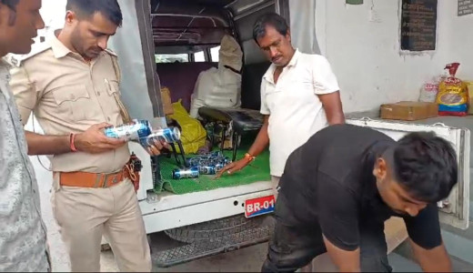 उत्पाद विभाग की बड़ी कार्रवाई, 30 लाख से अधिक की अवैध बियर जब्त
