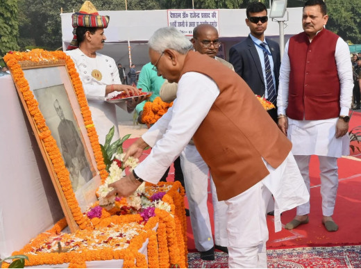 प्रथम राष्ट्रपति डॉ. राजेन्द्र प्रसाद की 140वीं जयंती पर श्रद्धांजलि अर्पित, राजकीय समारोह हुआ आयोजित