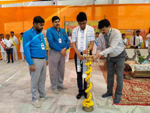डीएवी पब्लिक स्कूल में पृथ्वी दिवस और अलंकरण समारोह का आयोजन