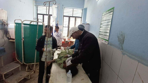 पुलिस अभिरक्षा में रही युवती गंभीर रूप से घायल