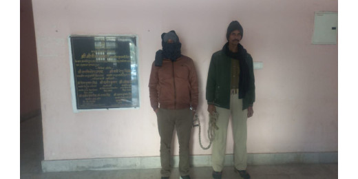 अवैध विदेशी शराब के साथ एक आरोपी गिरफ्तार