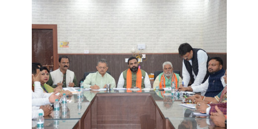 मंत्री डॉ. प्रेम कुमार और भीखूभाई दलसानिया ने चार जिलों की कोर कमिटी से किया संवाद