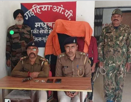 अपराध की योजना बना रहे दो अपराधी चढ़े पुलिस के हत्थे