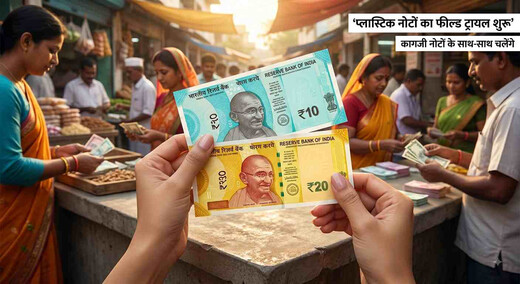 ​₹10 और ₹20 के प्लास्टिक नोटों पर बड़ा फैसला : RBI को मिली फील्ड ट्रायल की हरी झंडी