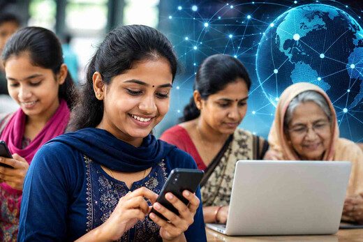 डिजिटल क्रांति में महिलाओं की मजबूत भागीदारी, चार साल में बदली तस्वीर
