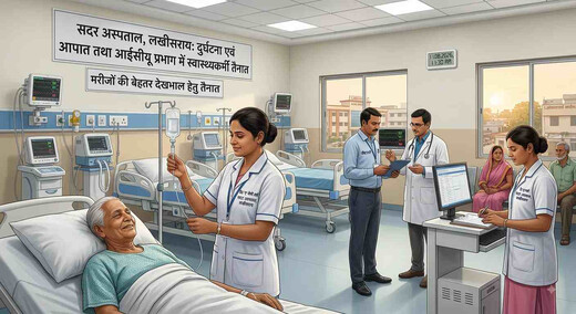 सदर अस्पताल में सुचारू होंगी आईसीयू और आपातकालीन सेवाएं, छह स्वास्थ्यकर्मी प्रतिनियुक्त