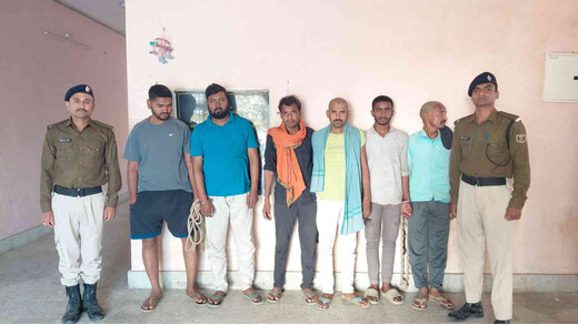 मद्य निषेध अभियान के तहत लखीसराय में छह लोगों पर कार्यवाही