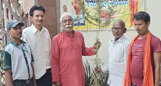 विश्व जल दिवस और बिहार दिवस पर पर्यावरण भारती का पौधारोपण अभियान संपन्न