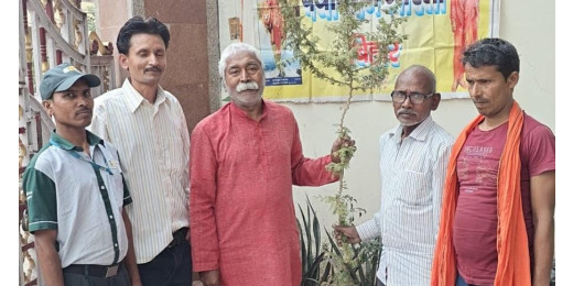 विश्व जल दिवस और बिहार दिवस पर पर्यावरण भारती का पौधारोपण अभियान संपन्न