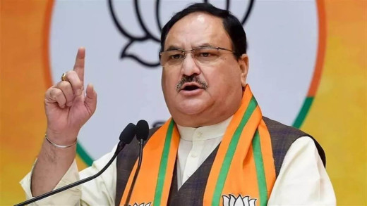 सही जगह बटन दबाने से मिलता है विकास, गलत जगह से विनाश : जेपी नड्डा