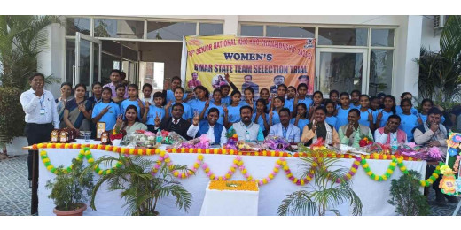 56वीं सीनियर नेशनल खो-खो चैंपियनशिप के लिए सेलेक्शन ट्रायल आयोजित
