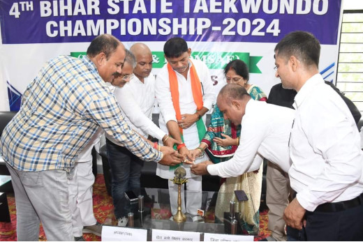 मोतिहारी में दो दिवसीय स्टेट ताइक्वांडो चैंपियनशिप शुरू, खेल मंत्री ने किया उद्घाटन