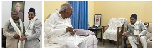 जेडीयू के वरिष्ठ नेताओं से मिल कर अकलियतों के मुद्दों पर हाजी मोहम्मद परवेज़ सिद्दीकी ने की चर्चा