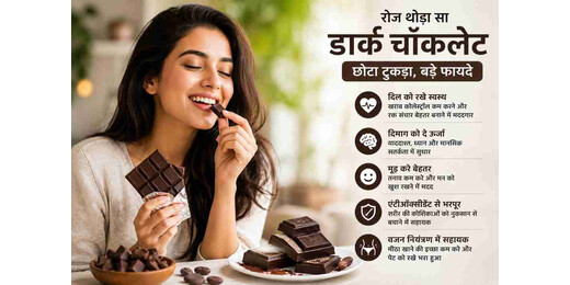 रोज खाइए थोड़ा सा डार्क चॉकलेट, दिल और दिमाग दोनों रहेंगे खुश !