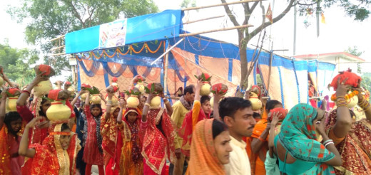 भारत माता मंदिर का भव्य शुभारंभ, शिवनगर में प्राण प्रतिष्ठा कार्यक्रम संपन्न