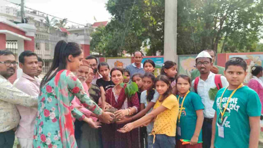 पर्यावरण संरक्षण जन जागरूकता अभियान में वृक्षारोपण कार्यक्रम का आयोजन