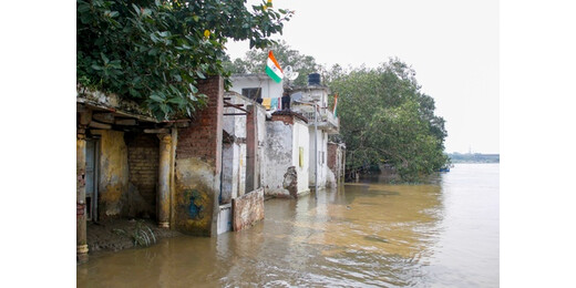 भारी बारिश से दिल्ली-एनसीआर में बढ़ा यमुना का जलस्तर, घरों और खेतों में घुसा पानी