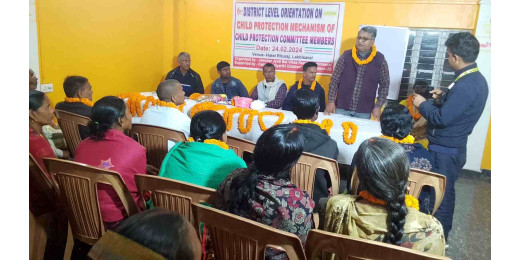 बाल विवाह मुक्त जिला बनाने हेतु वार्ड सदस्यों ने ली शपथ