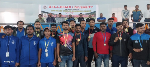 बीआरए बिहार विश्वविद्यालय की इंटर कॉलेज कुश्ती प्रतियोगिता संपन्न, विजेताओं को किया गया सम्मानित