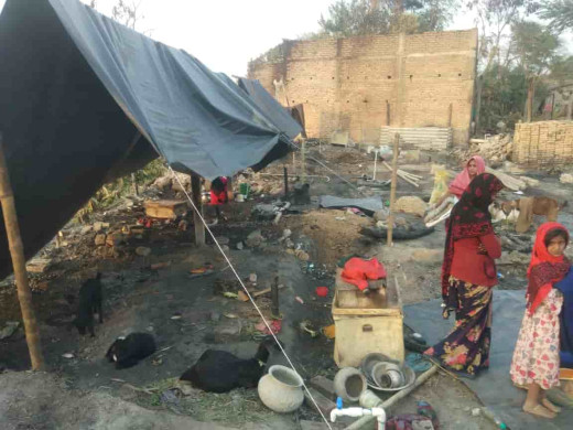 भाकपा व खेग्रामस ने की अग्निपिडि़तों को सरकारी सहायता देने की मांग