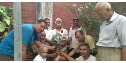 वीरांगना लक्ष्मीबाई के पुण्य तिथि पर पौधरोपण कार्यक्रम आयोजित