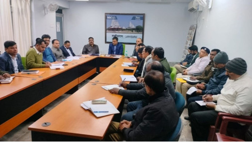 26 जनवरी के झंडोतोलन कार्यक्रम की तैयारियों को लेकर बैठक आयोजित
