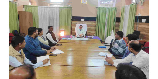 बैंक ऋण मामलों के निष्पादन हेतु बैंक अधिकारियों के साथ हुई बैठक