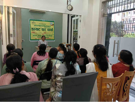 डायट पर चर्चा कार्यशाला आयोजित, महिलाओं ने जाना स्वास्थ्य से जुड़ा मूल मंत्र