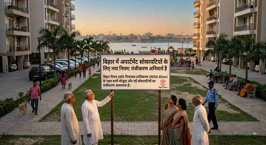 बिहार में अपार्टमेंट सोसाइटी के लिए नया नियम, पंजीकरण होगा अनिवार्य