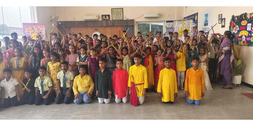 माउंट लिटरा ज़ी स्कूल में डांडिया उत्सव की धूम, बच्चों ने जाना मां दुर्गा के नौ स्वरूपों का महत्व