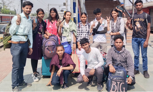 लखीसराय स्काउट-गाइड की टीम रवाना, पश्चिमी चंपारण में राज्य स्तरीय जलवायु परिवर्तन शिविर में लेंगे भाग