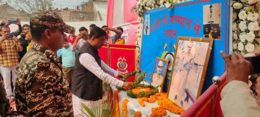 शहीद बालेन्द्र सिंह की शहादत को सलाम, पूर्व मंत्री अजीत कुमार ने प्रतिमा स्थापना की मांग की