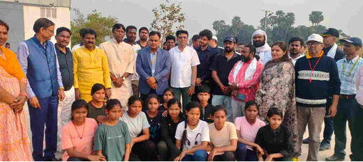 महिला दिवस की पूर्व संध्या पर लखीसराय में बास्केटबॉल प्रतियोगिता, खुटहा टीम ने जीती ट्रॉफी