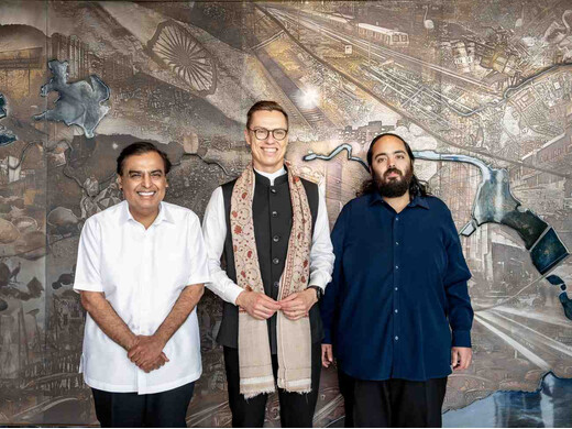 मुकेश अंबानी और अनंत अंबानी ने मुंबई में फिनलैंड के राष्ट्रपति का किया स्वागत