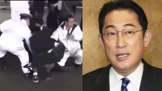 जापान के पीएम पर हमला, भाषण से पहले फेंका गया पाइप बम