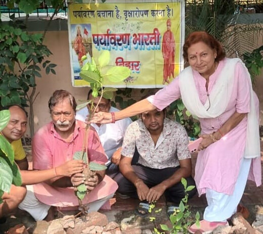 अखंड भारत संकल्प दिवस पर पीपल-बरगद का पौधारोपण, पर्यावरण संरक्षण का दिया संदेश