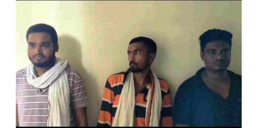 दरोगा और महिला सिपाही पर हमले के मामले में तीन गिरफ्तार, तीन फरार