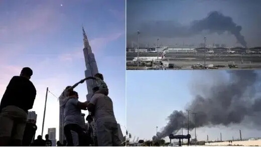 दुबई एयरपोर्ट के पास ड्रोन हमला : एयरस्पेस बंद, सभी उड़ानें निलंबित