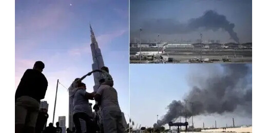 दुबई एयरपोर्ट के पास ड्रोन हमला : एयरस्पेस बंद, सभी उड़ानें निलंबित