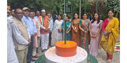 डायट रामबाग में स्वतंत्रता दिवस पर झंडोत्तोलन, प्रशिक्षुओं ने लिया राष्ट्र निर्माण का संकल्प