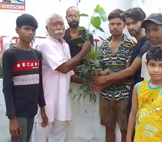राष्ट्रीय सांख्यिकी दिवस पर पर्यावरण भारती ने किया पीपल वृक्षारोपण, दी पर्यावरण संरक्षण की प्रेरणा