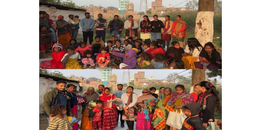 द उम्मीद पाठशाला ने जरूरतमंदों के बीच वितरित किए गर्म कपड़े