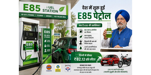 85 प्रतिशत इथेनॉल वाला E85 पेट्रोल की दिल्ली में शुरू हुई बिक्री, विपक्ष ने कसा तंज