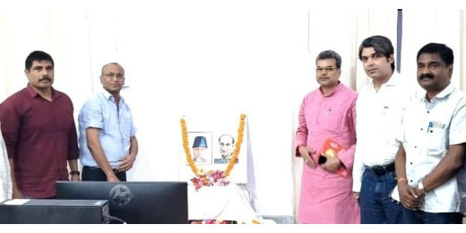 लंगट सिंह कॉलेज में आचार्य जेबी कृपलानी और मौलाना अबुल कलाम आज़ाद की मनाई गई जयंती
