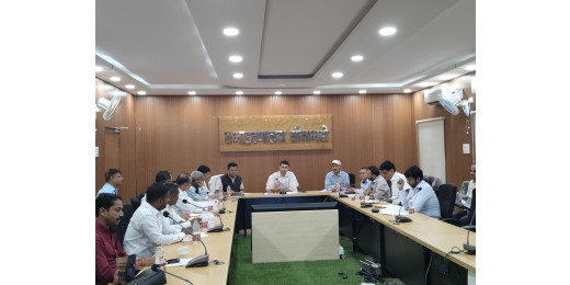 तिरहुत स्नातक निर्वाचन क्षेत्र हेतु मतदान केंद्रों के प्रस्ताव पर बैठक आयोजित